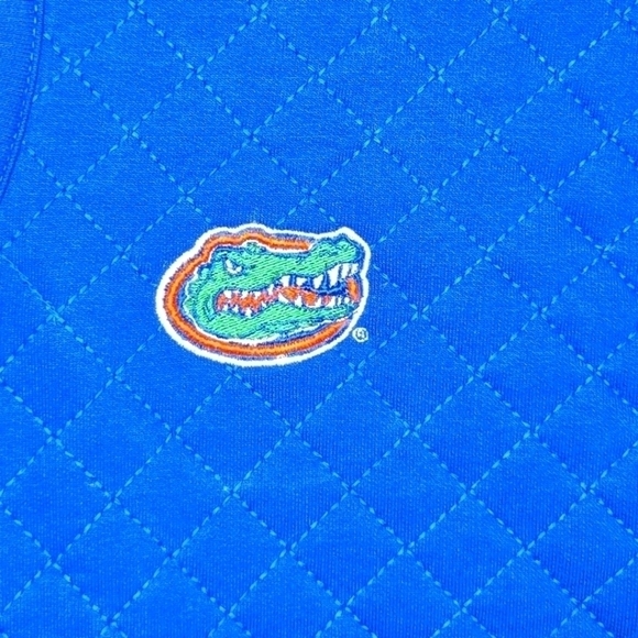 UG APARREL Women's Florida Gator Quilted Vest Size Small Royal Blue NWOT - Picture 6 of 9